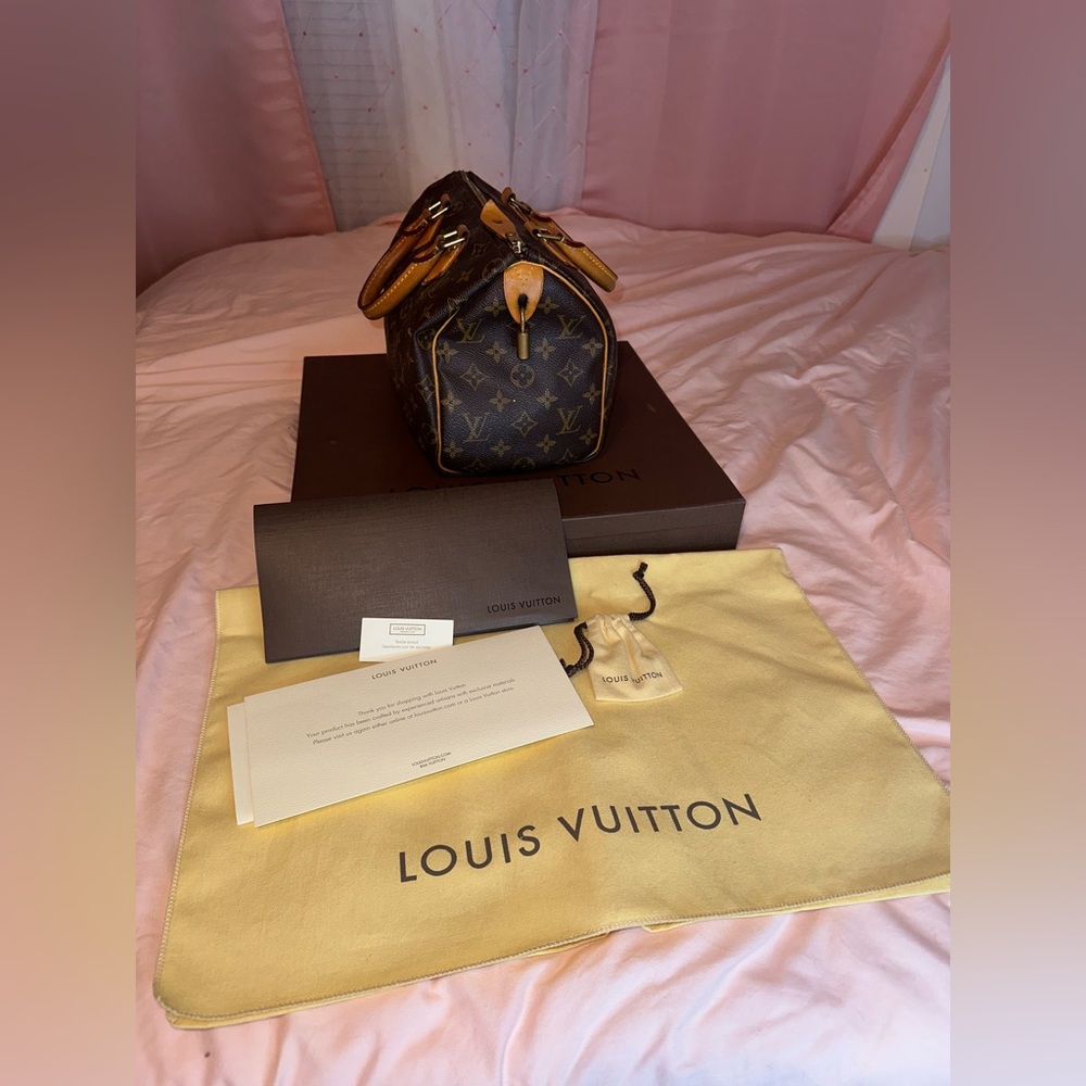 Louis Vuitton Speedy Monogram Handbag 25 Full Inclusion - Picture 13 of 15